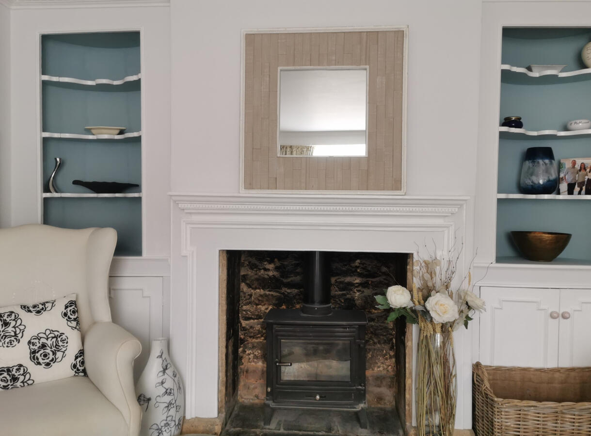 walls, woodwork and recesses